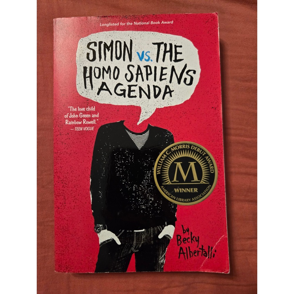 Simon vs the Homo Sapiens Agenda Becky Albertalli Paperback First Edition 2016